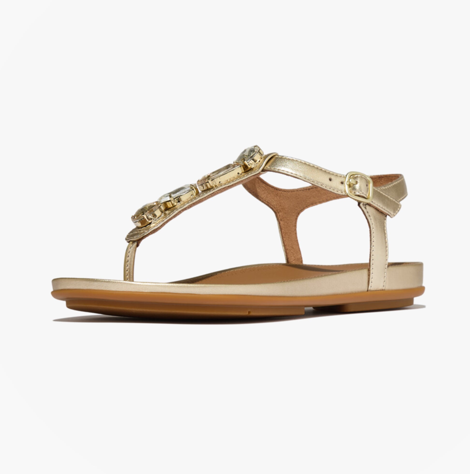 FitFlop GRACIE ULTRA Womens Ankle Strap Sandals Platino