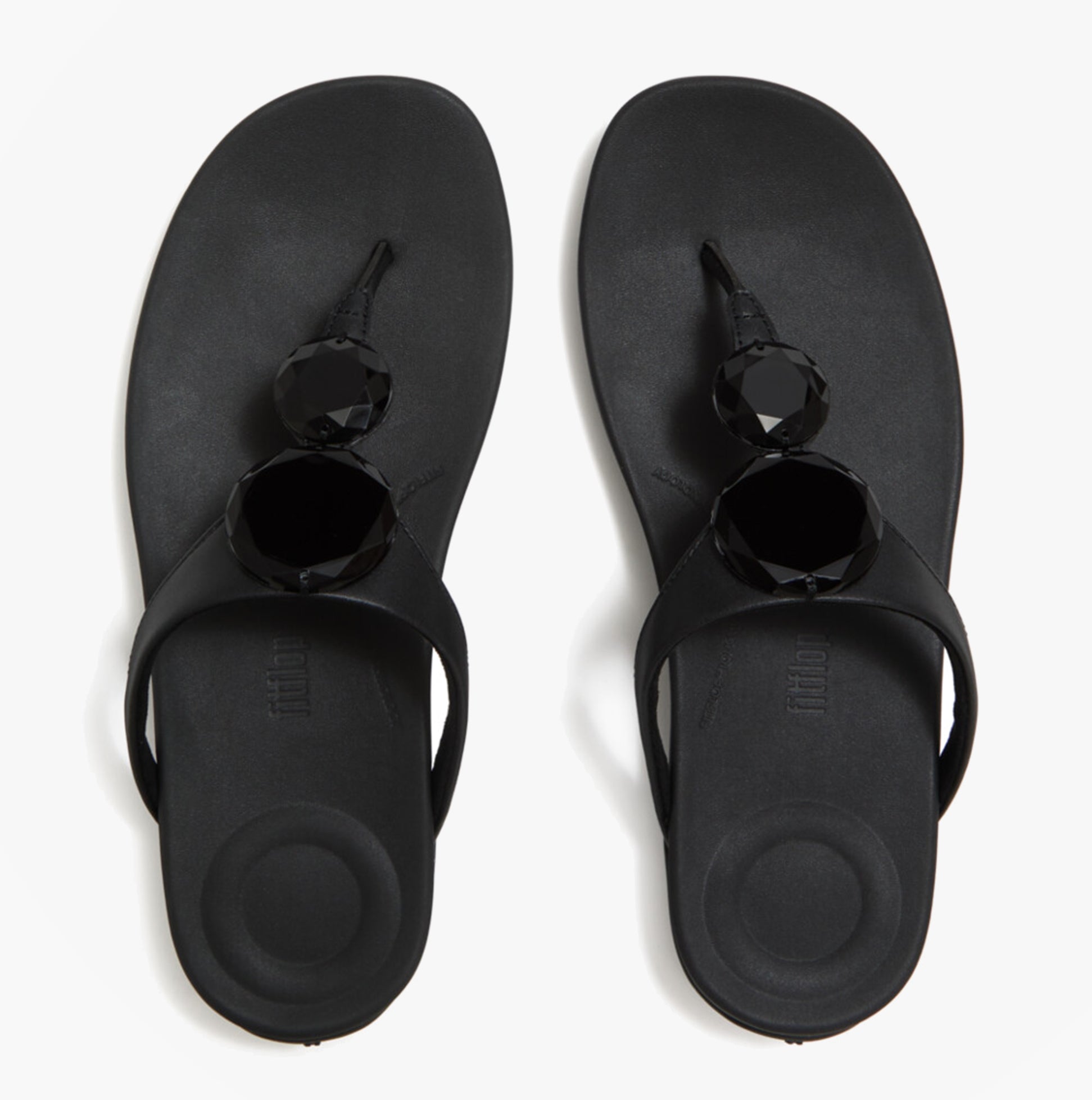 FitFlop SOLAY GLOSSY Womens Flip-flops Black