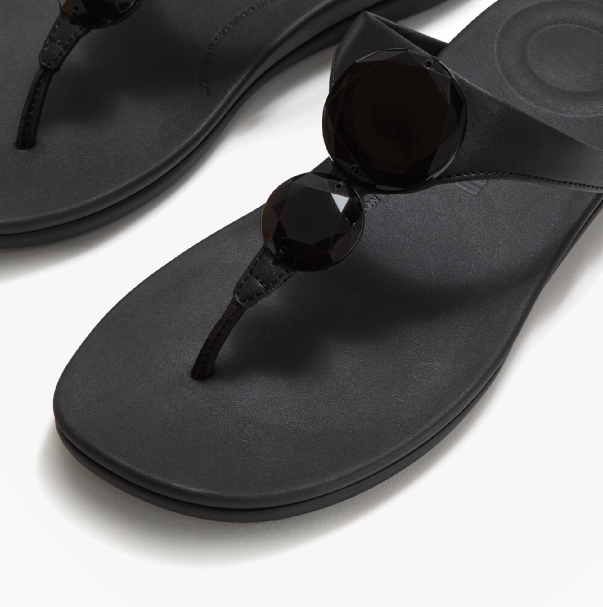 FitFlop SOLAY GLOSSY Womens Flip-flops Black
