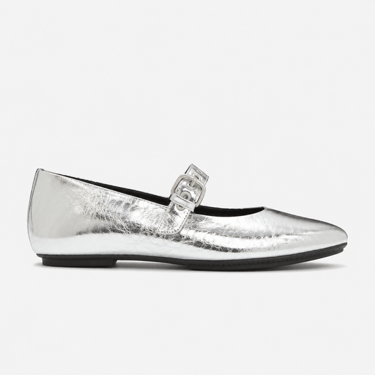 FitFlop DELICATO METALLIC Womens Mary Jane Silver