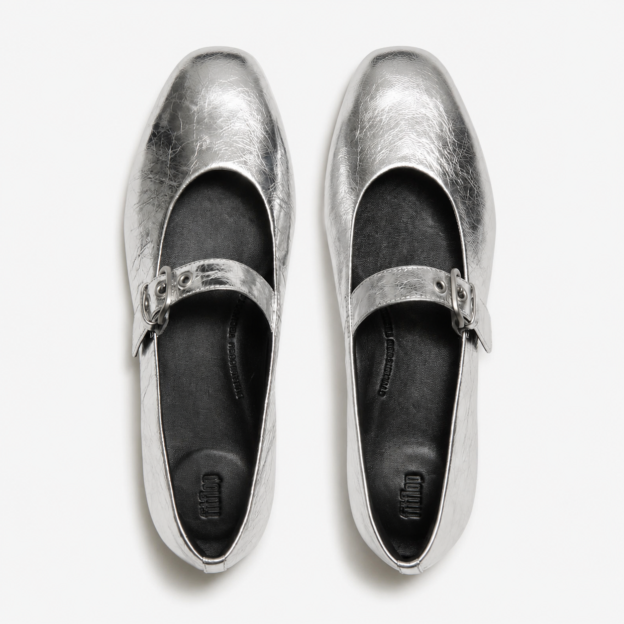 FitFlop DELICATO METALLIC Womens Mary Jane Silver