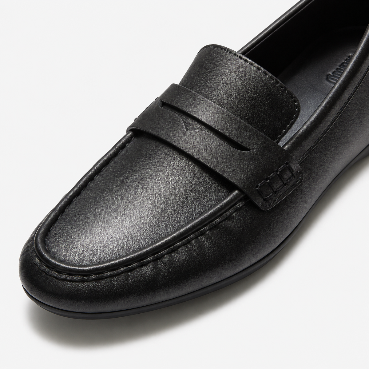 FitFlop DELICATO LEATHER Womens Loafer Shoes All Black