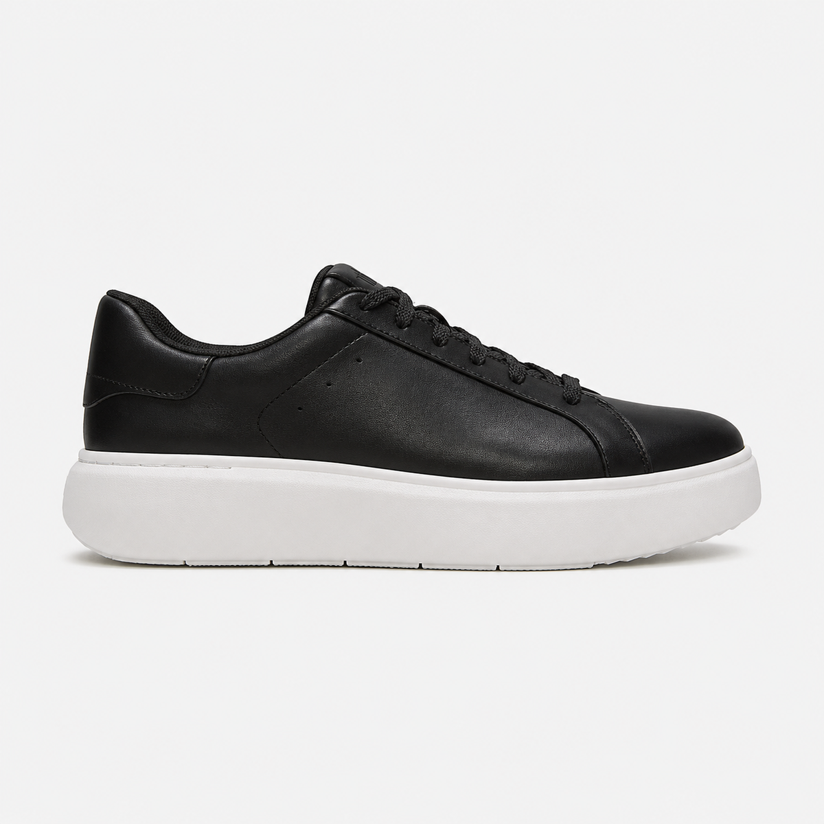 FitFlop RTG LEATHER LACE UP Womens Casual Trainers Black