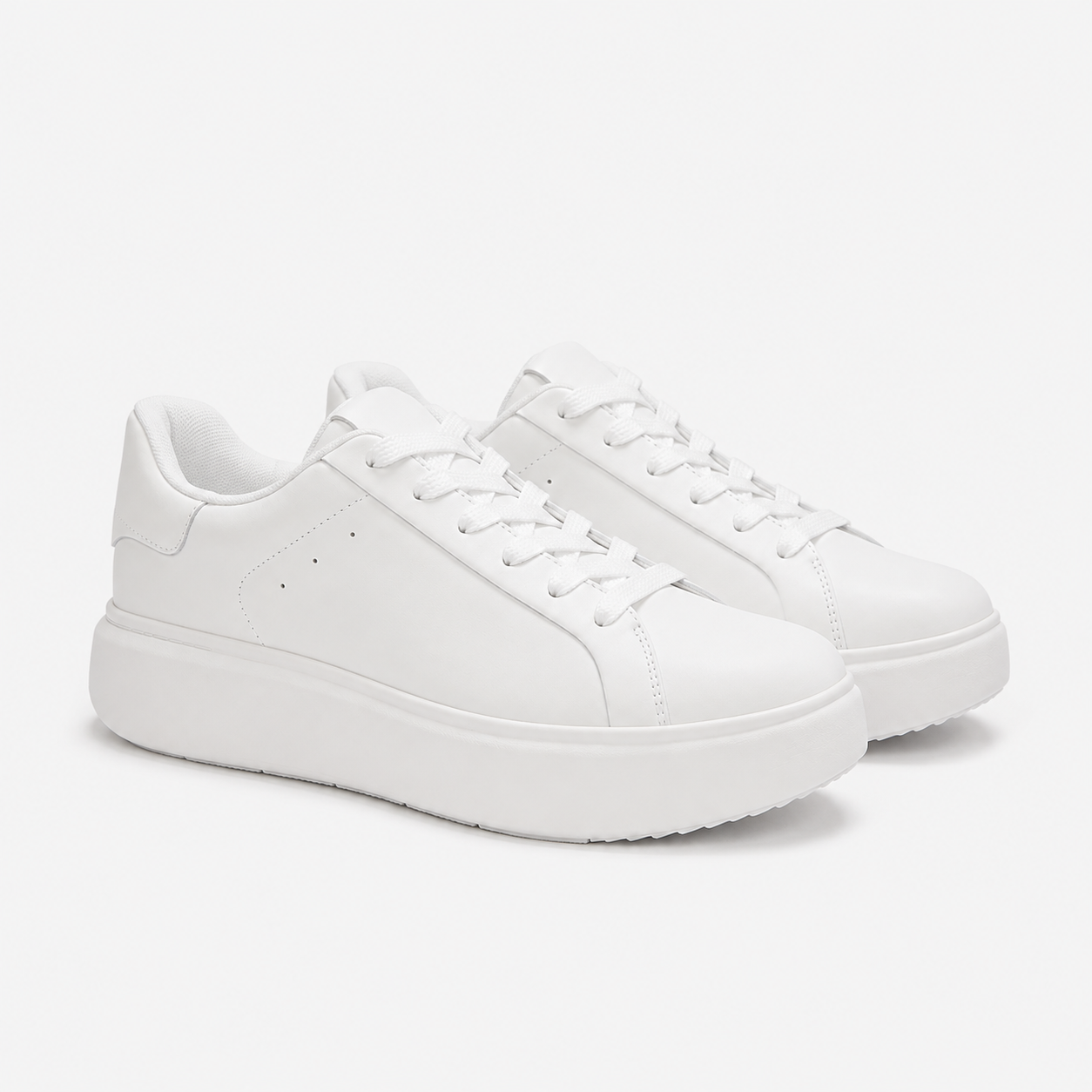 FitFlop RTG LEATHER LACE UP Womens Casual Trainers Urban White
