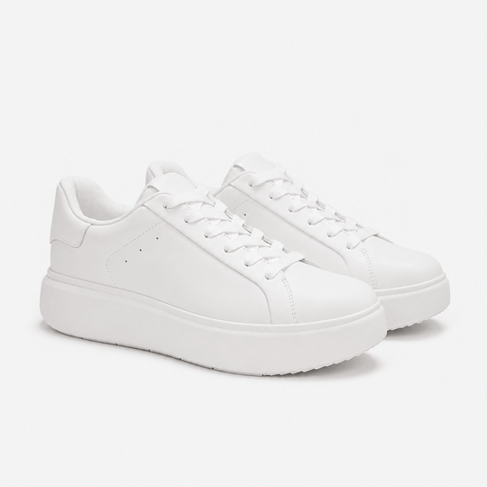 FitFlop RTG LEATHER LACE UP Womens Casual Trainers Urban White