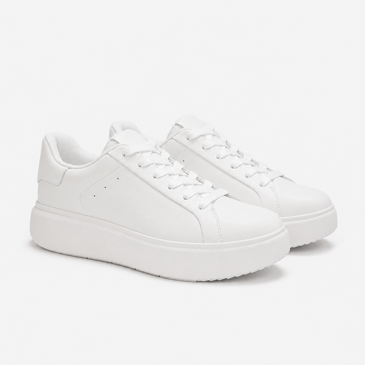 FitFlop RTG LEATHER LACE UP Womens Casual Trainers Urban White