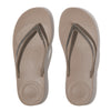 IQUSHION OMBRE SPARKLE Womens Flip Flops On Taupe/Pewter