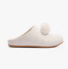 FitFlop CHRISSIE POM POM Womens Mule Slippers Ivory