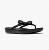 FitFlop iQUSHION GLITZ-BOW Ladies Flip Flops Black