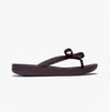 FitFlop iQUSHION GLITZ-BOW Ladies Flip Flops Plumberry