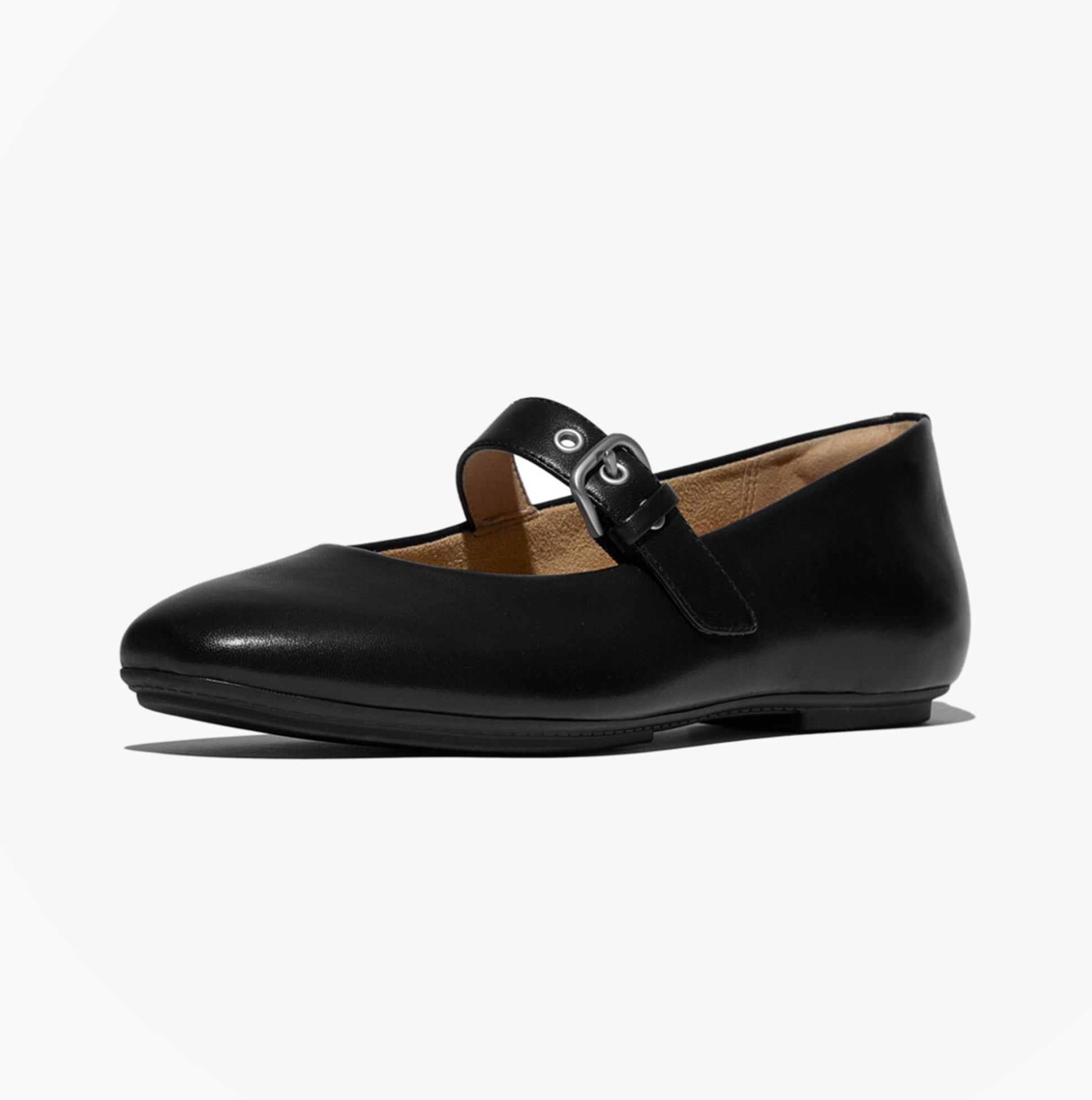 FitFlop DELICATO LEATHER Womens Mary Jane All Black