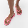 IQUSHION ERGONOMIC Womens Flip Flops Geranium Pink