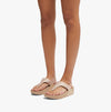 FitFlop LULU CRYSTAL Womens Toe Post Latte Beige