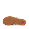 FitFlop GRACIE LEATHER Womens Flip Flops Platino