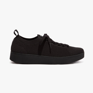 FitFlop RALLY e01 MULTI-KNIT Womens Trainers All Black