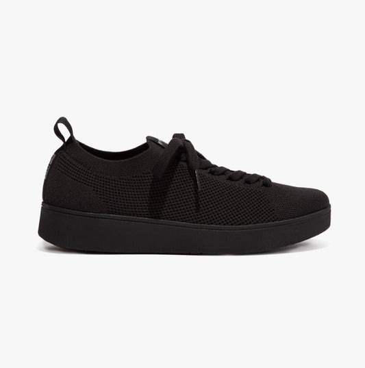 FitFlop RALLY e01 MULTI-KNIT Womens Trainers All Black
