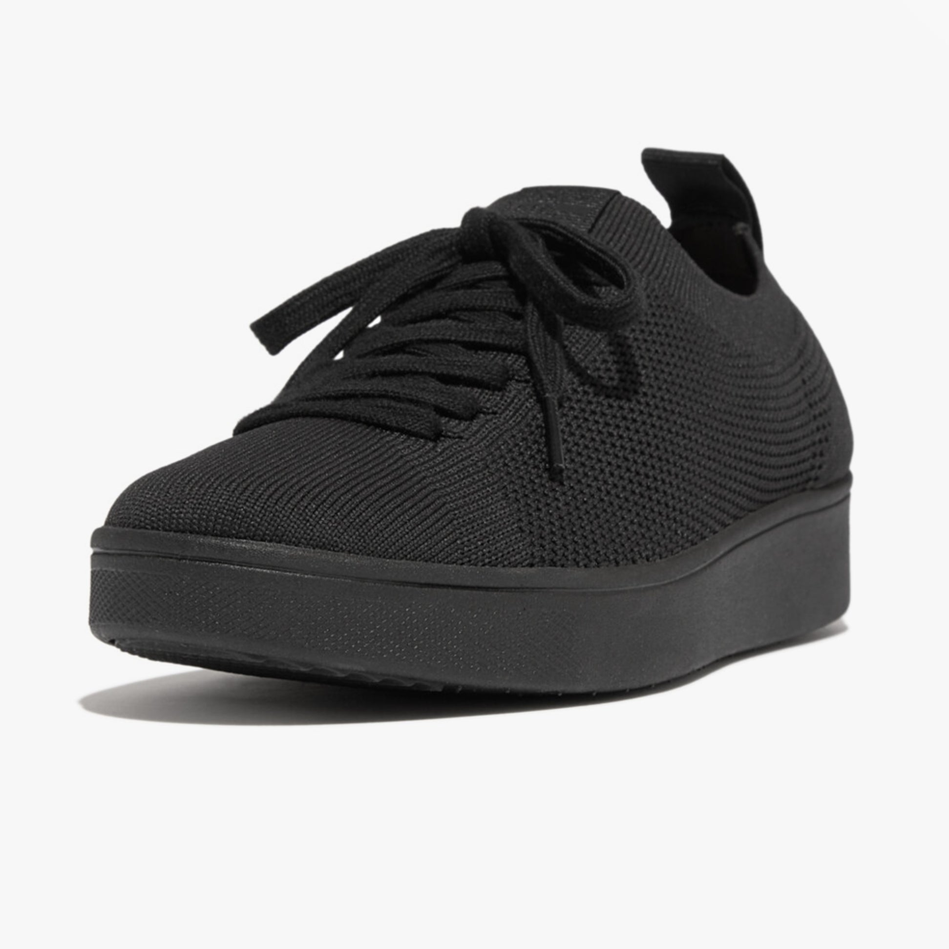 FitFlop RALLY e01 MULTI-KNIT Womens Trainers All Black