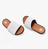 FitFlop GRACIE LEATHER POOL Womens Slides Cream