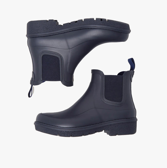 FitFlop WONDERWELLY Womens Rubber Chelsea Boots Midnight Navy