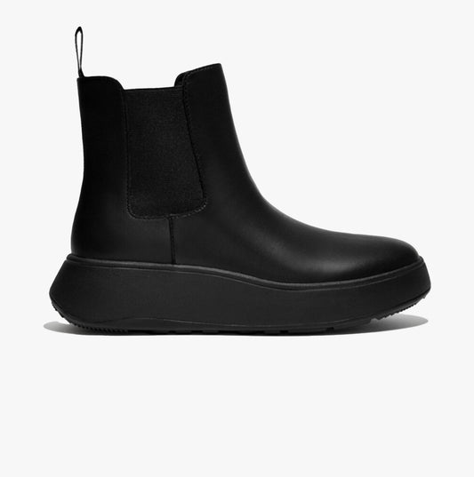 FitFlop F-MODE Womens Chelsea Boots All Black