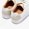 FitFlop RALLY PANEL Womens Leather Trainers Urban White/Paris Grey