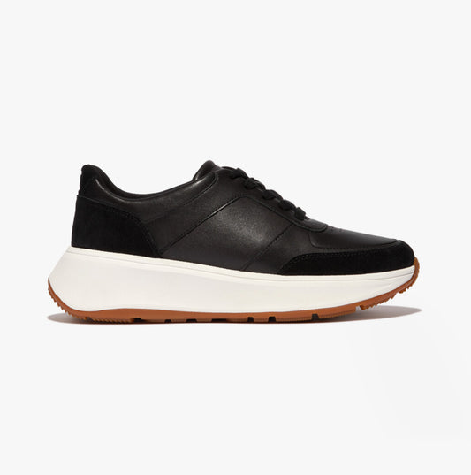 FitFlop F-MODE Womens Flatform Trainers Black