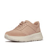 FitFlop F-MODE LEATHER Womens Flatform Trainers Classic Beige