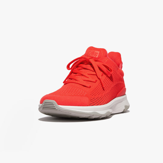FitFlop VITAMIN FFX Womens Knit Sport Trainers Neon Orange