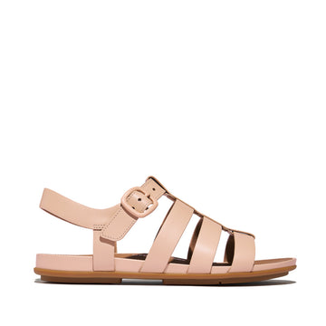 GRACIE RUBBER-BUCKLE Womens Fisherman Sandals Sandy Beige