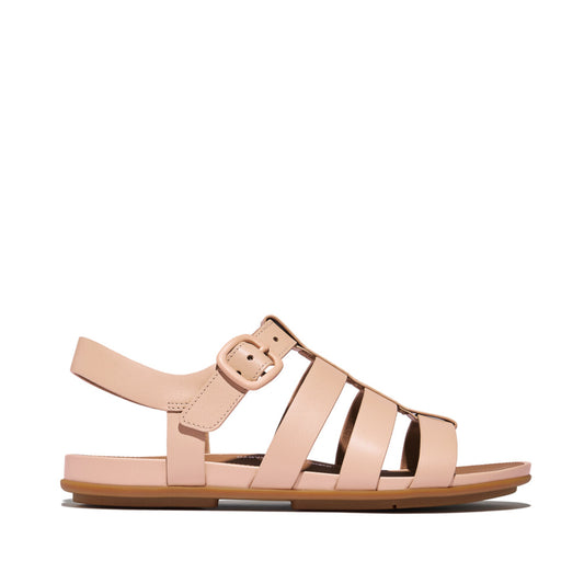 GRACIE RUBBER-BUCKLE Womens Fisherman Sandals Sandy Beige
