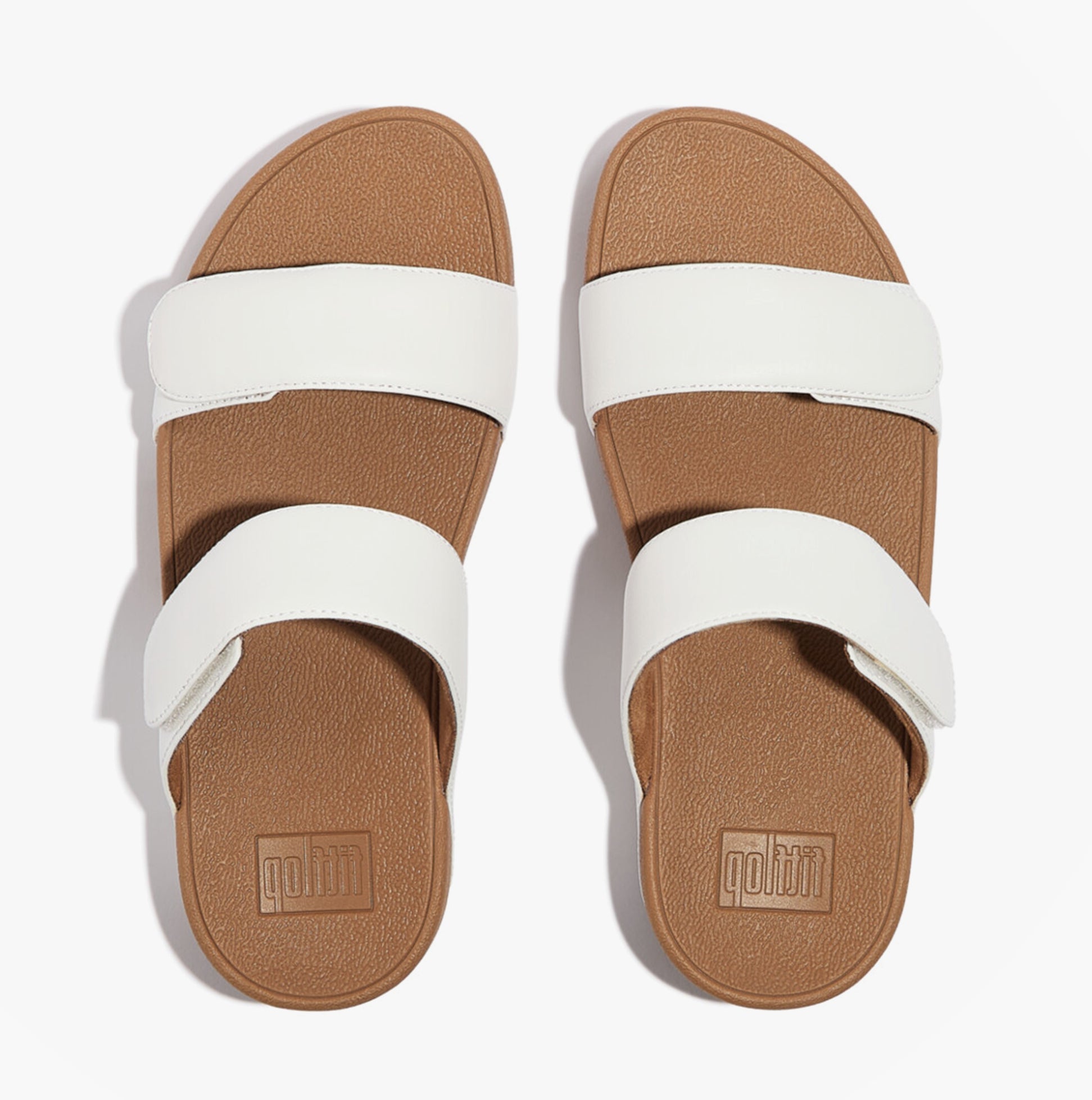 FitFlop LULU ADJUSTABLE Womens Slides Urban White