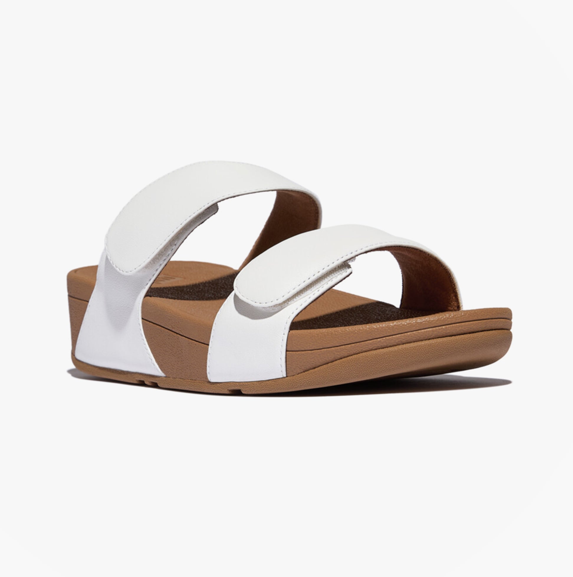 FitFlop LULU ADJUSTABLE Womens Slides Urban White