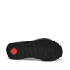 FitFlop F-MODE LEATHER FLATFORM Womens Toe Post Sandals All Black