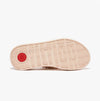 FitFlop F-MODE WOVEN-LEATHER Womens Toe Post Sandals Rose Foam