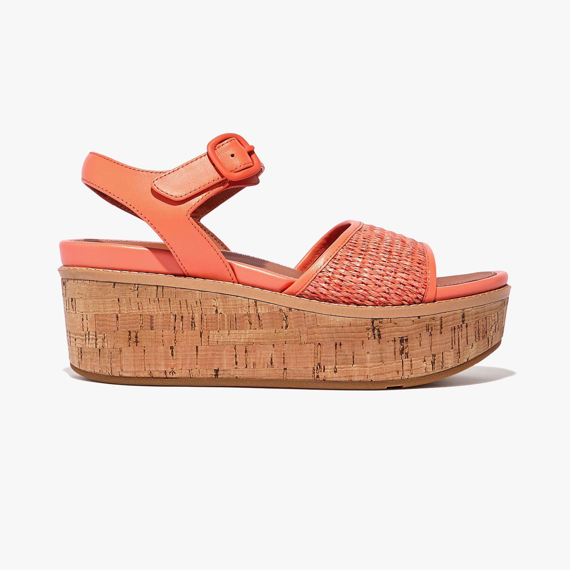 FitFlop ELOISE BACK-STRAP WEDGE Womens Sandals Sunshine Coral