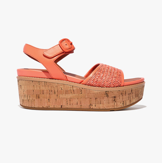 ELOISE BACK-STRAP WEDGE Womens Sandals Sunshine Coral