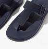 FitFlop iQUSHION ADJUSTABLE Womens Buckle Flip-Flops Midnight Navy