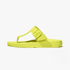 FitFlop iQUSHION ADJUSTABLE Womens Buckle Flip-Flops Electric Yellow