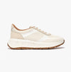 FitFlop F-MODE e01 KNIT FLATFORM Womens Trainers Urban White Mix