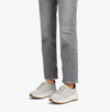 FitFlop F-MODE e01 KNIT FLATFORM Womens Trainers Tiptoe Grey