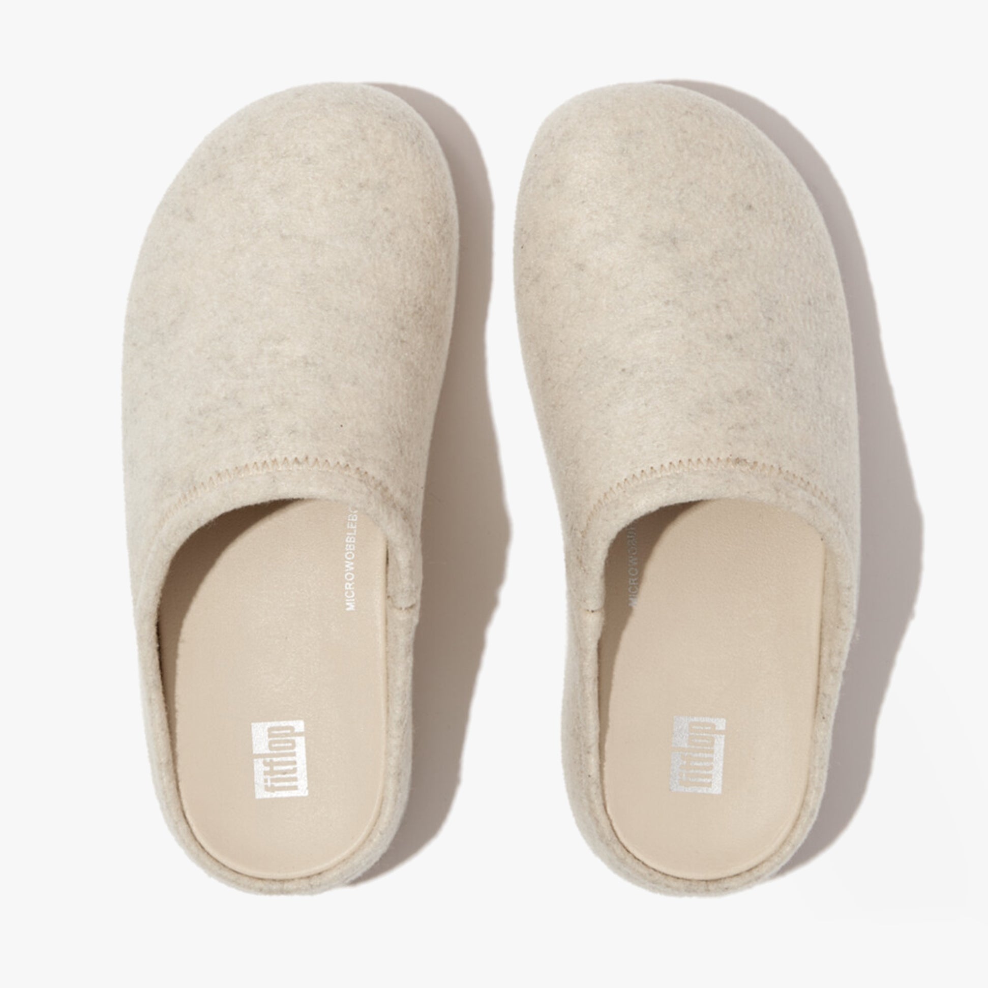 FitFlop SHUV e01 Womens Clog Slippers Ivory