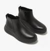 FitFlop F-MODE FLATFORM Womens Zip Ankle Boots All Black