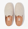 FitFlop CHRISSIE II HAUS e01 Womens Felt Slippers Ivory