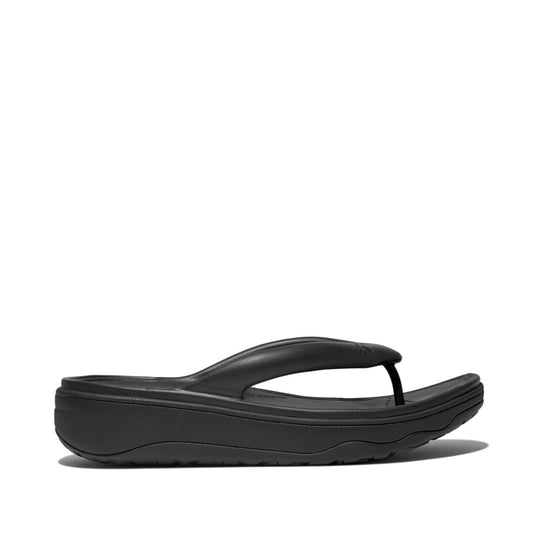 RELIEFF RECOVERY Womens Toe Post Sandals Black