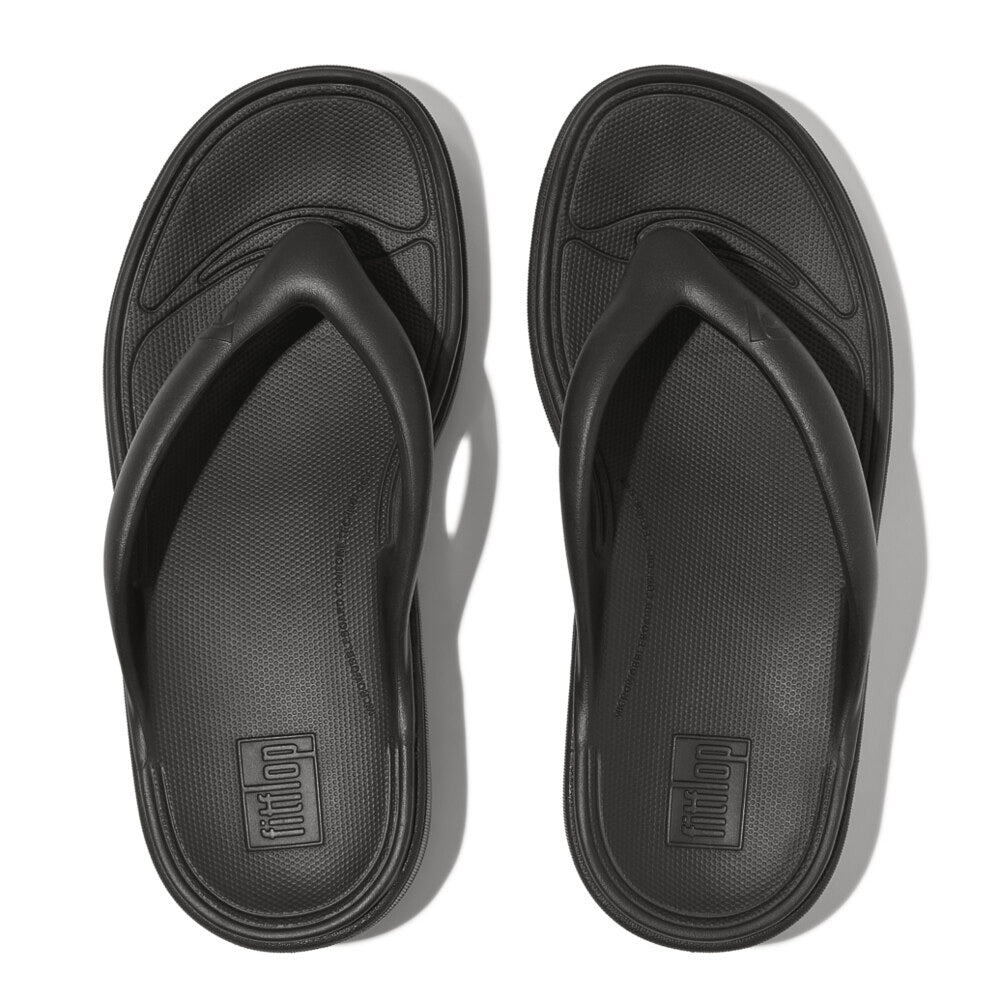 FitFlop RELIEFF RECOVERY Womens Toe Post Sandals Black