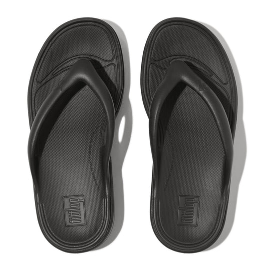 RELIEFF RECOVERY Womens Toe Post Sandals Black