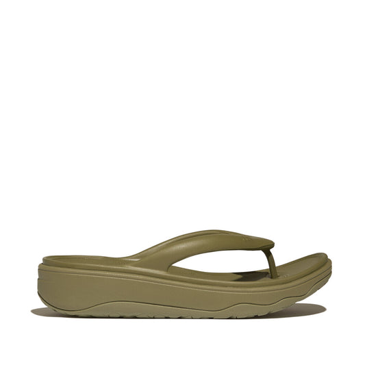 RELIEFF RECOVERY Womens Toe Post Sandals Camo-Green