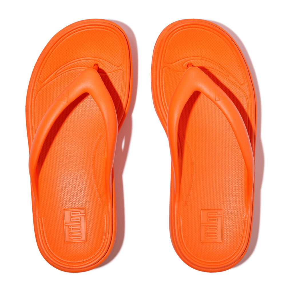 FitFlop RELIEFF RECOVERY Womens Toe Post Sandals Pop Orange
