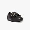 ALLEGRO FRINGE BUCKLED Womens Loafers Black