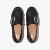 ALLEGRO FRINGE BUCKLED Womens Loafers Black